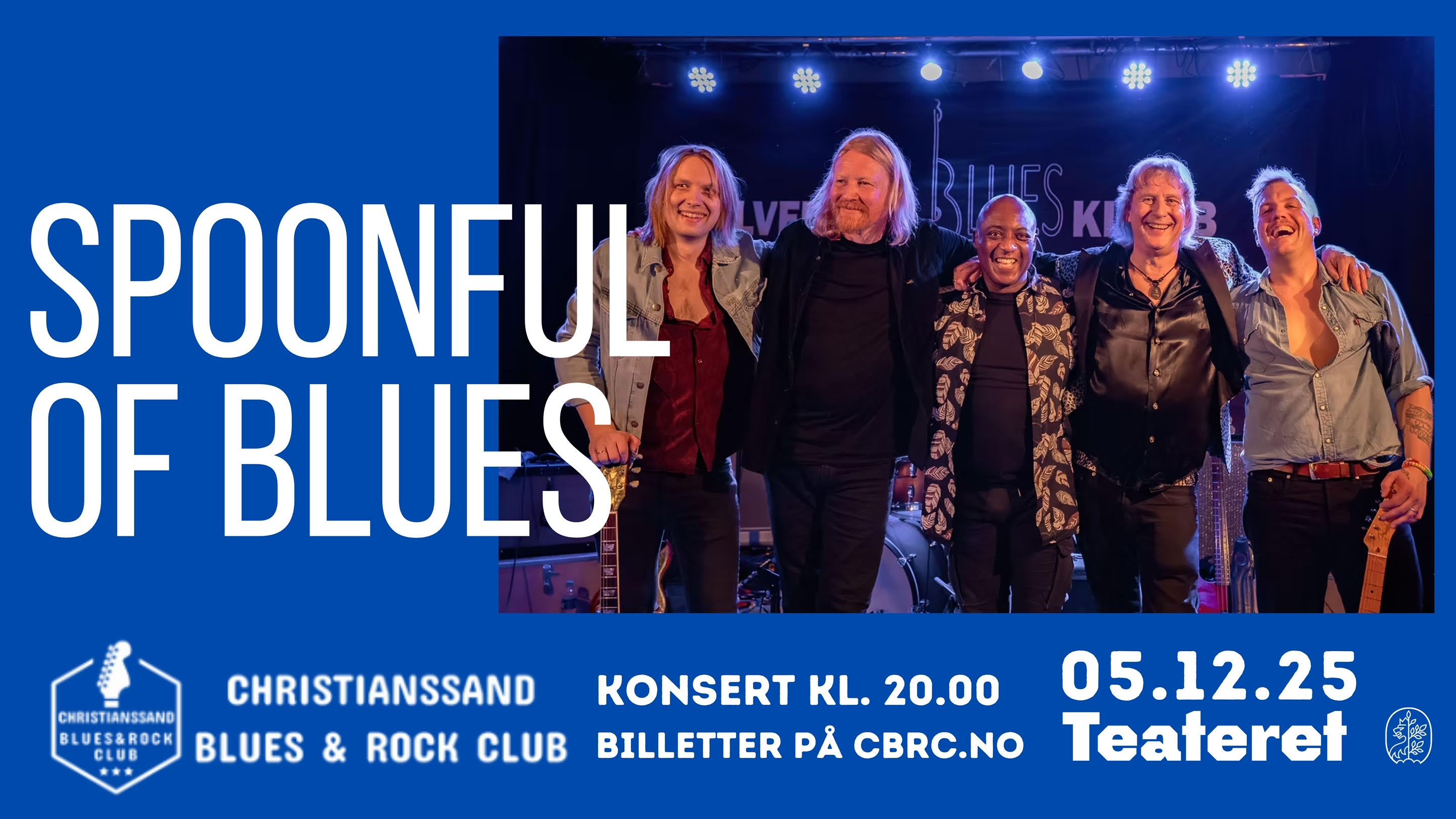 Artikkelbilde til artikkelen Bluesfavorittene Spoonful og Blues gjester CBRC